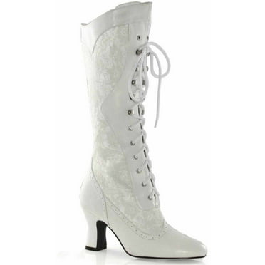 Ellie Shoes 253-REBECCA Women's 2 1/2 Inch Heel Boot With Lace